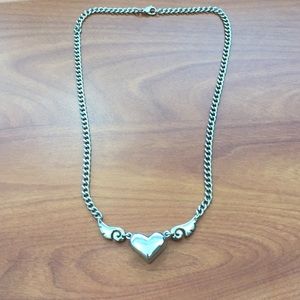 Heart With Angel Wing Necklace